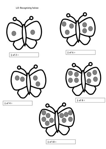 Y1 Maths - Finding Half