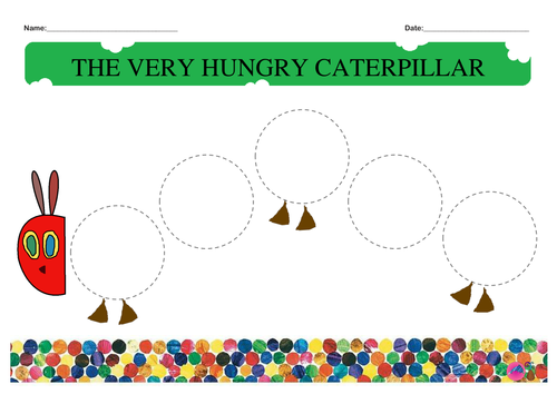 The Very Hungry Caterpillar picture - Circles!