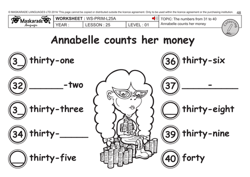 numbers-31-40-traceable-worksheet-etsy