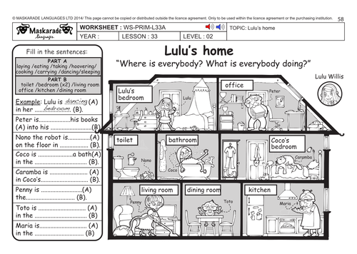 ENGLISH KS2 Level 2: Lulu’s house/ Where are my toys?