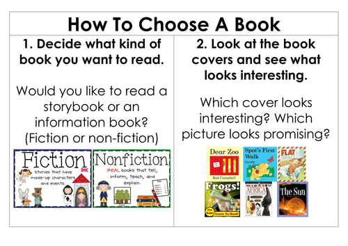 Poster: How to Choose a Suitable Book