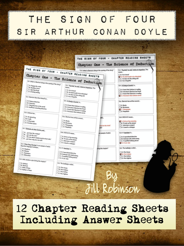 Sign of Four - Conan Doyle - Chapter Worksheets