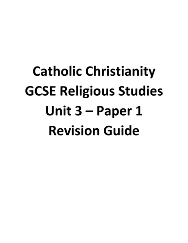 Edexcel RE Unit 3