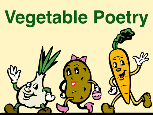 Poetry and Vegetables  - 'Teatime Greens'
