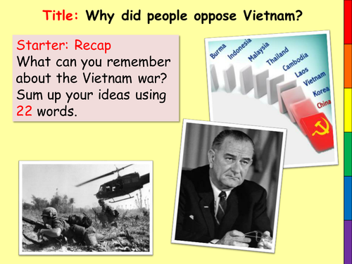 Why did people oppose Vietnam?