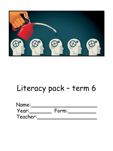 Literacy Homework Booklet term 6