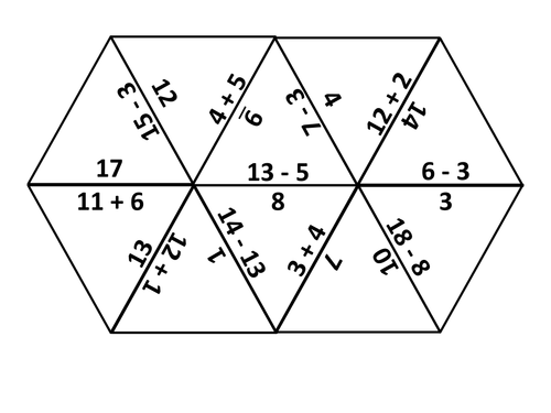 Addition and subtraction puzzle - KS1 by GrayyV - Teaching Resources - Tes