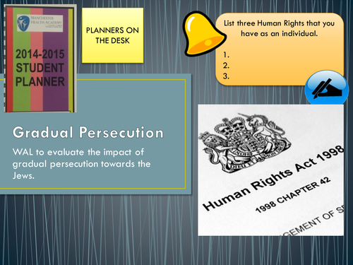 Holocaust: Gradual Jewish Persecution 