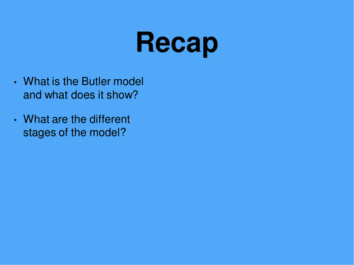 AQA A Tourism - National Parks