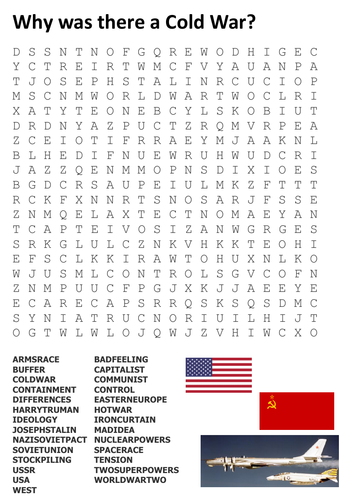 Why was there a Cold War Word Search