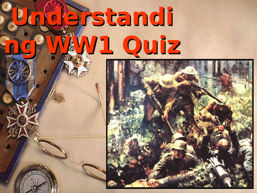 quiz world war one