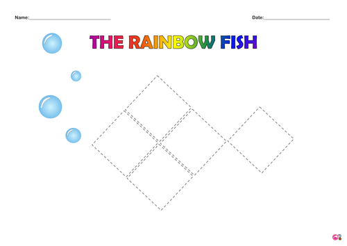 Rainbow Fish - Squares