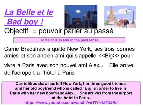 Belle et le Bad-boy - Past Tense in Paris