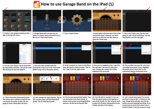 How to use Garage Band