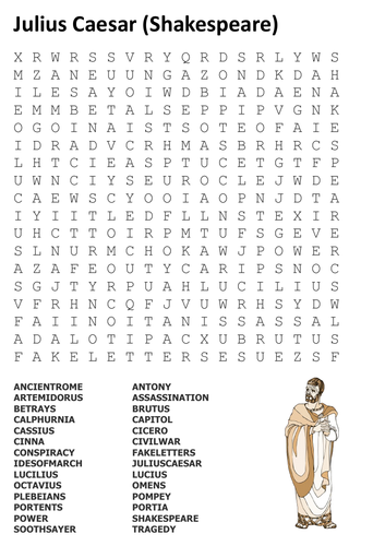 Julius Caesar (Shakespeare) Word Search