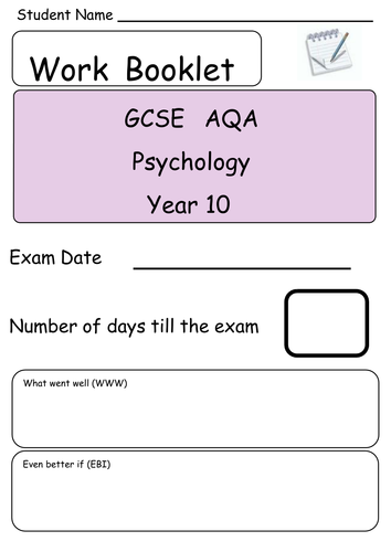 GCSE Psychology Revision Guide (Pt2)