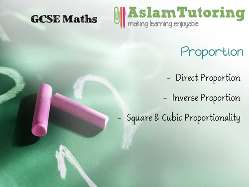 GCSE Maths (9-1) Direct and Inverse Proportion