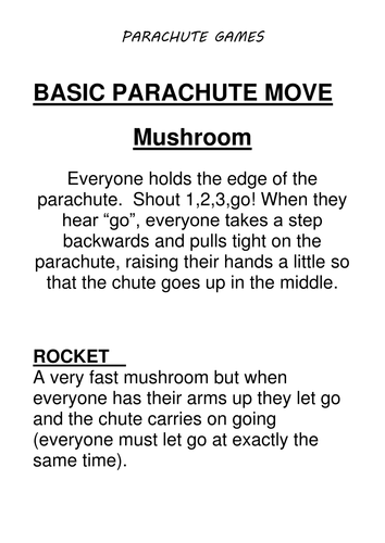 Parachute Games