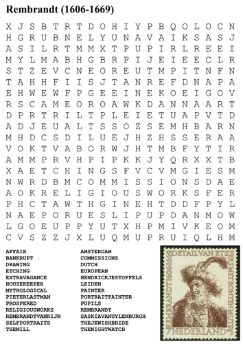 Rembrandt Word Search
