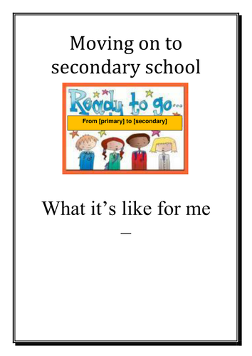 Transition booklet for year 6 to year 7
