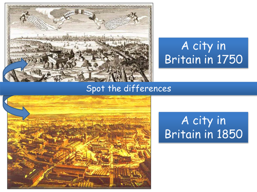 Industrial Revolution, towns of the Industrial Revolution and the spread of Cholera