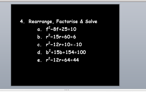 Factorising Quadratics Hannahs Sweets MegaPack