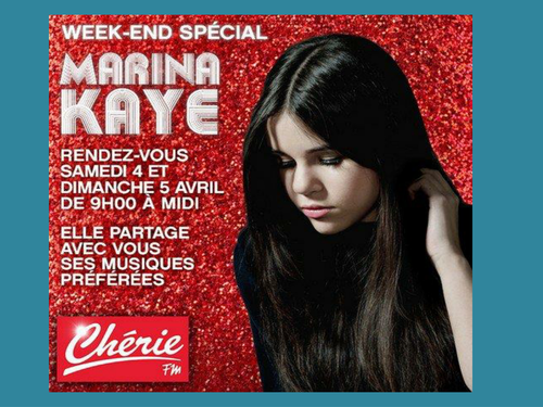 French singer: Marina Kaye