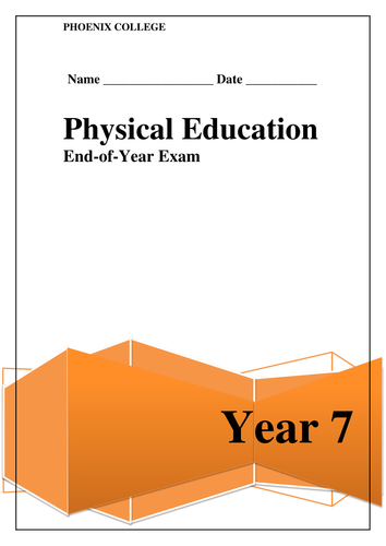 End of Year Assessment for a range of sports