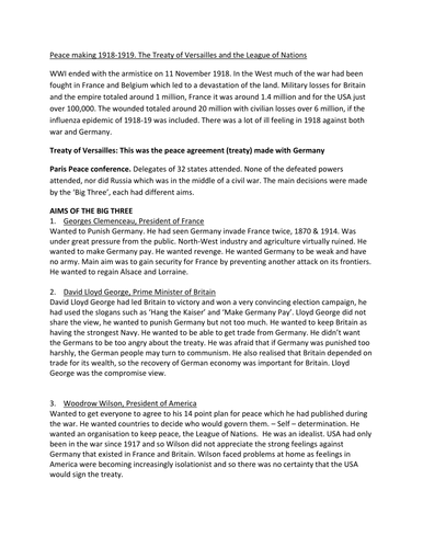 revision booklets AQA modern World B