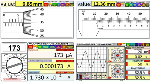 A-level Physics Measuring Instrument Simulator Pack: User info