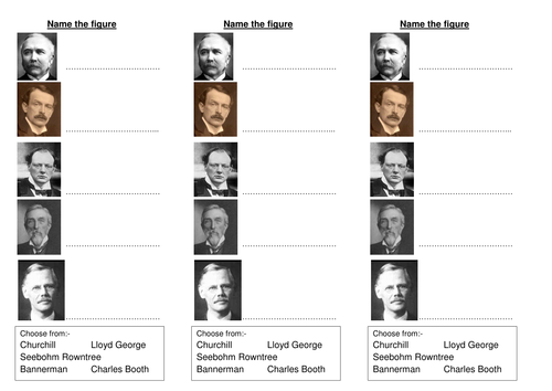 Liberal reforms - name the figure