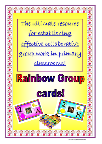 Rainbow Group cards - The ultimate classroom resource for effective collaborative Learning
