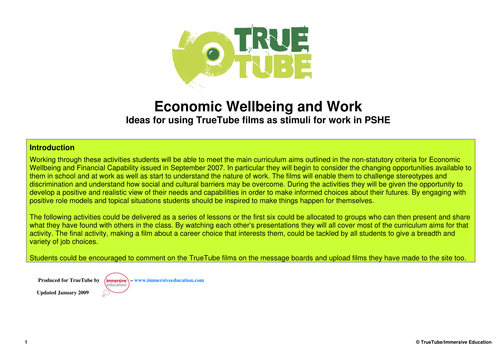 Year 9 World of Work