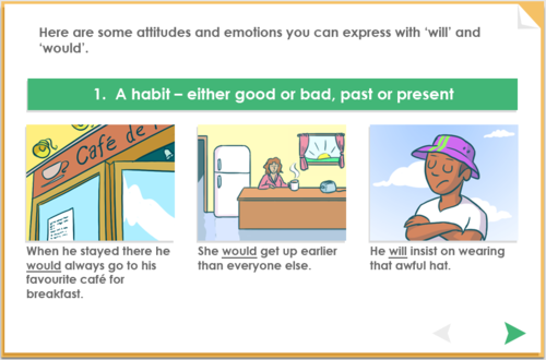 Modal verbs - Using 'will' and 'would'