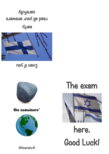 Punny Geography Good Luck Cards