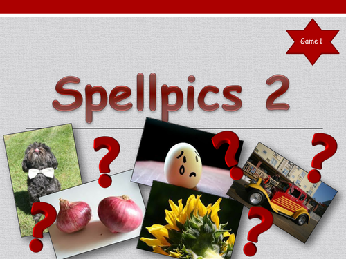 'Spellpics 2' Spelling Starters