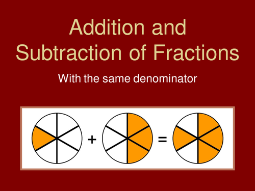 Addition and Subtraction of fractions at Key Stage 2; big bundle with activities and worksheets.
