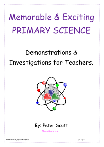 Primary Science Activity Book - Practical and Demonstrations Booklet