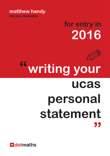 ucas writing my personal statement