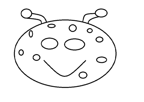 Alien Mask Printable Template