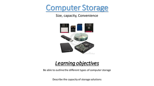 Computer storage - GCSE computer science