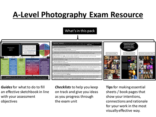 A-Level Photography Exam Resources