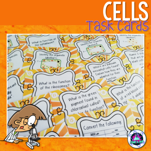 Cells Revision Task Cards