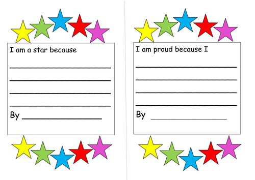 child initiated star moments sheet