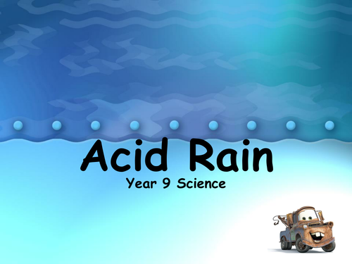 Acid Rain Activity KS3