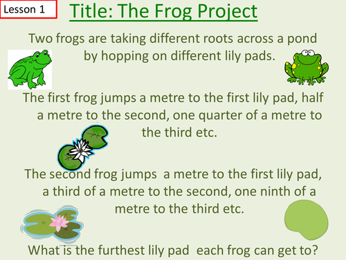 Adding Fractions - The Frog Project | Teaching Resources