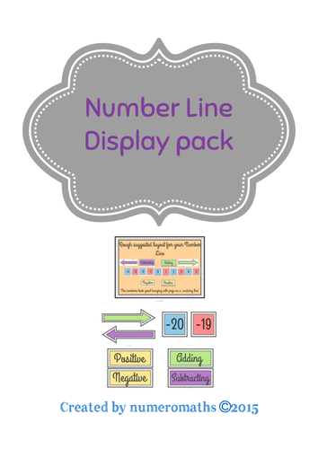 Number Line - Essential Maths Classroom Display