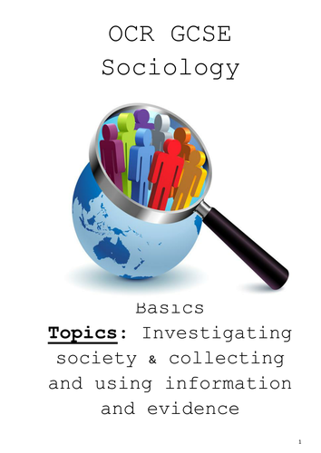B671 OCR Sociology GCSE Work Pack: Research Methods  