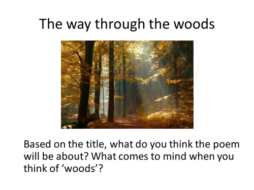 The Way Through the Woods - Kipling