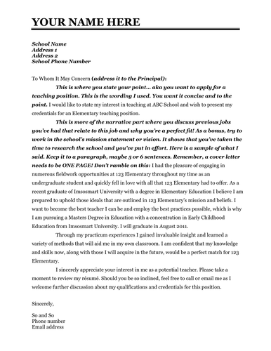 cover letter to a headhunter samples